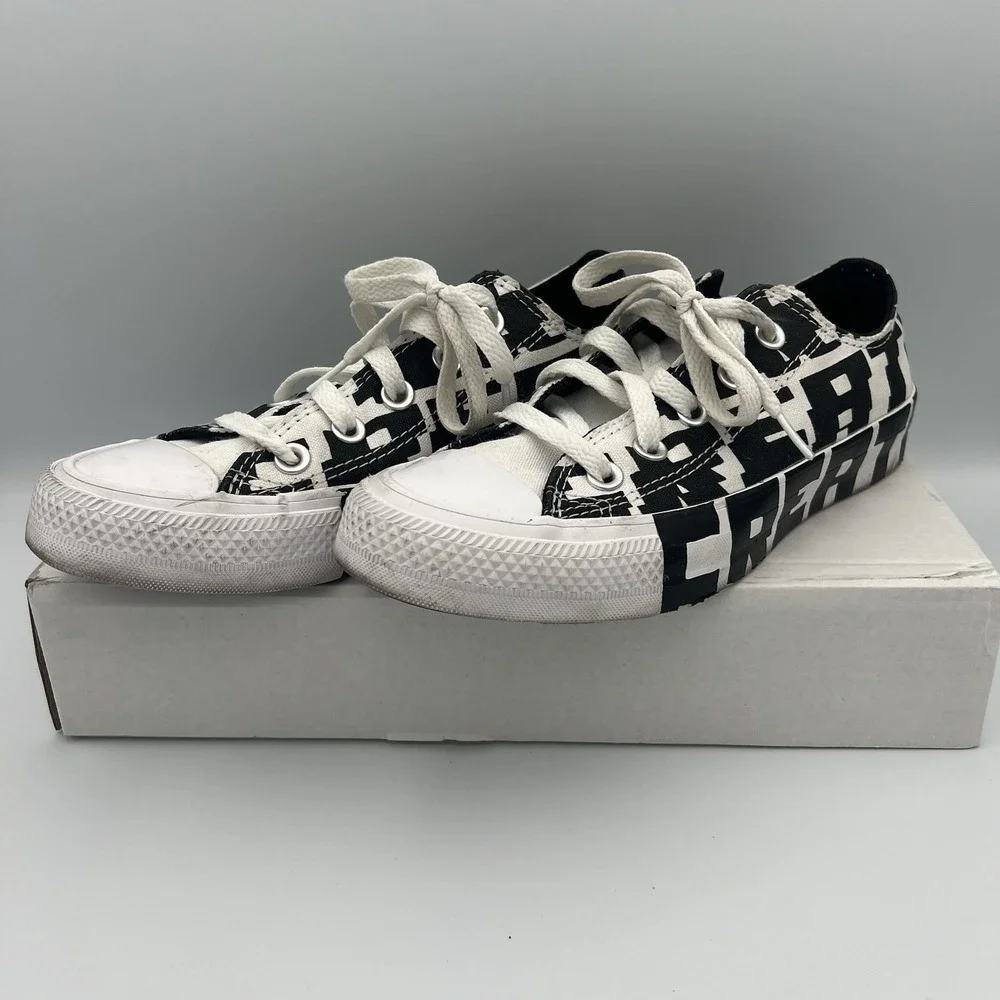 RARE Converse Chuck Taylor All Star 70S Low‎ Create Future Black White Sz 5.5